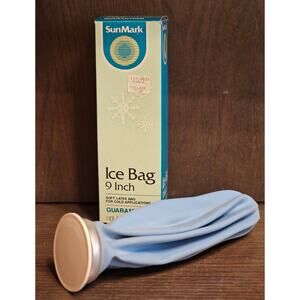 Vtg MCM Mid Century RARE SunMark Ice Bag Cap Ice Pack 9" New In Box NIB 1 Qt.